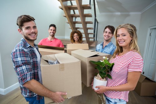 Professional team handling office relocation in Manor Park