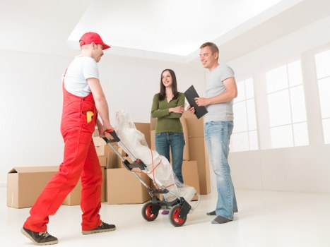 Packing and loading a moving truck